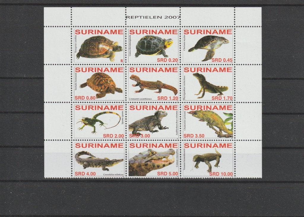 Suriname 2007, 1437 t/m 1448, Postfris., Ophalen of Verzenden, Postfris