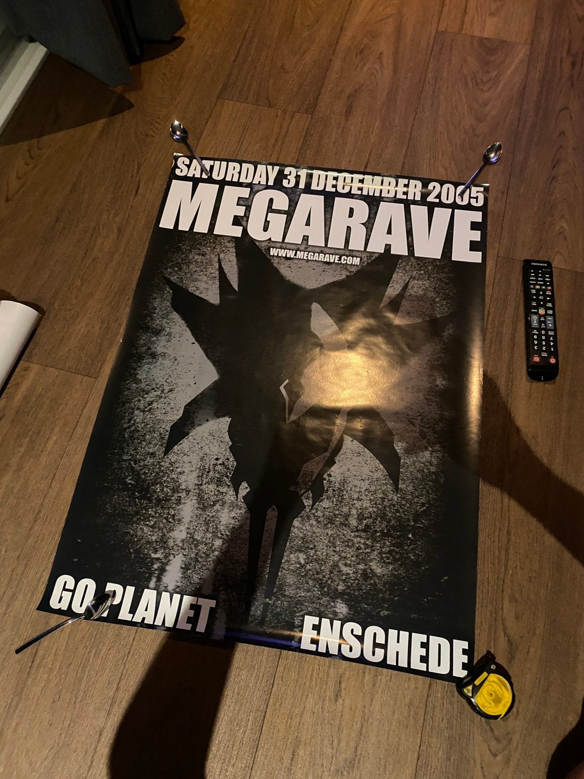 Megarave poster ( hardcore ), Ophalen of Verzenden, Nieuw, A1 t/m A3, Muziek