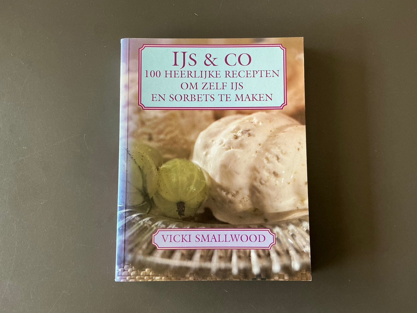 IJs & Co - Vicki Smallwood - Zelf ijs en sorbets maken, Ophalen of Verzenden, Zo goed als nieuw
