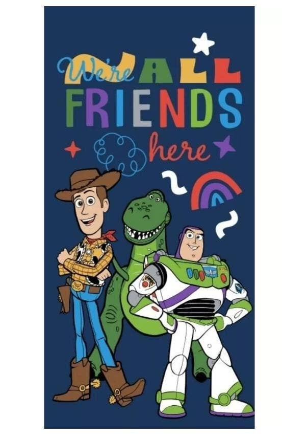 Toy Story Badlaken Sneldrogend - Disney Strandlaken - Divers, Ophalen of Verzenden, Nieuw, Overige kleuren, Handdoek
