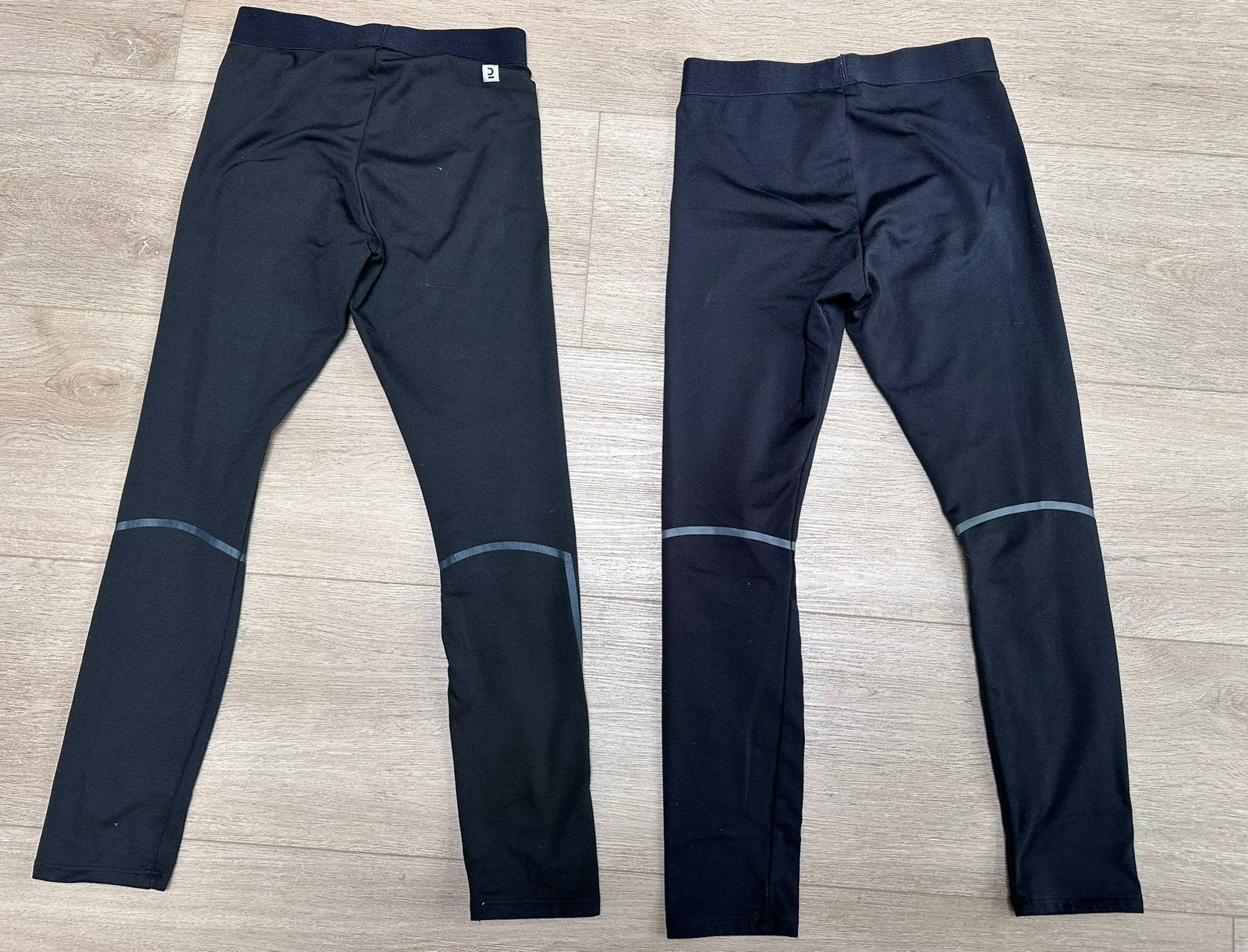 2 thermobroeken - maat 140/146, Zwart, Ophalen of Verzenden, Zo goed als nieuw, Maat 34 (XS) of kleiner