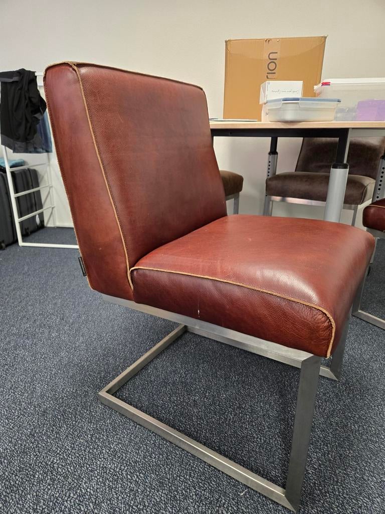 Lederen kamerstoelen, Huis en Inrichting, Ophalen