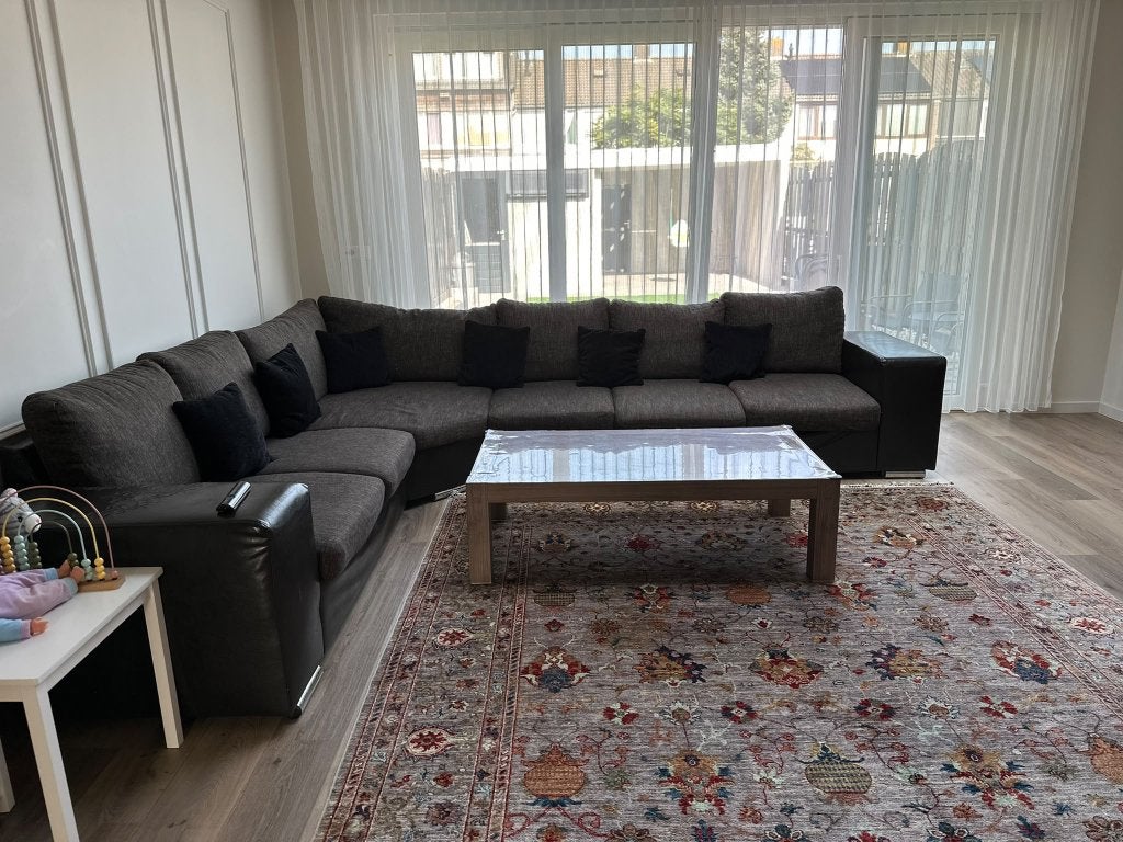 Tafel en stoelen en banken, Ophalen, Gebruikt, Hoekbank, 300 cm of meer