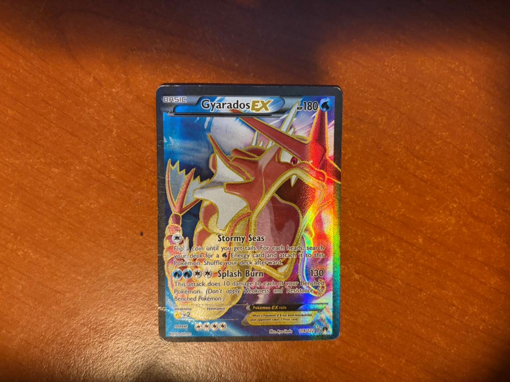 Gyarados EX #114, Ophalen of Verzenden, Zo goed als nieuw, Losse kaart, Foil