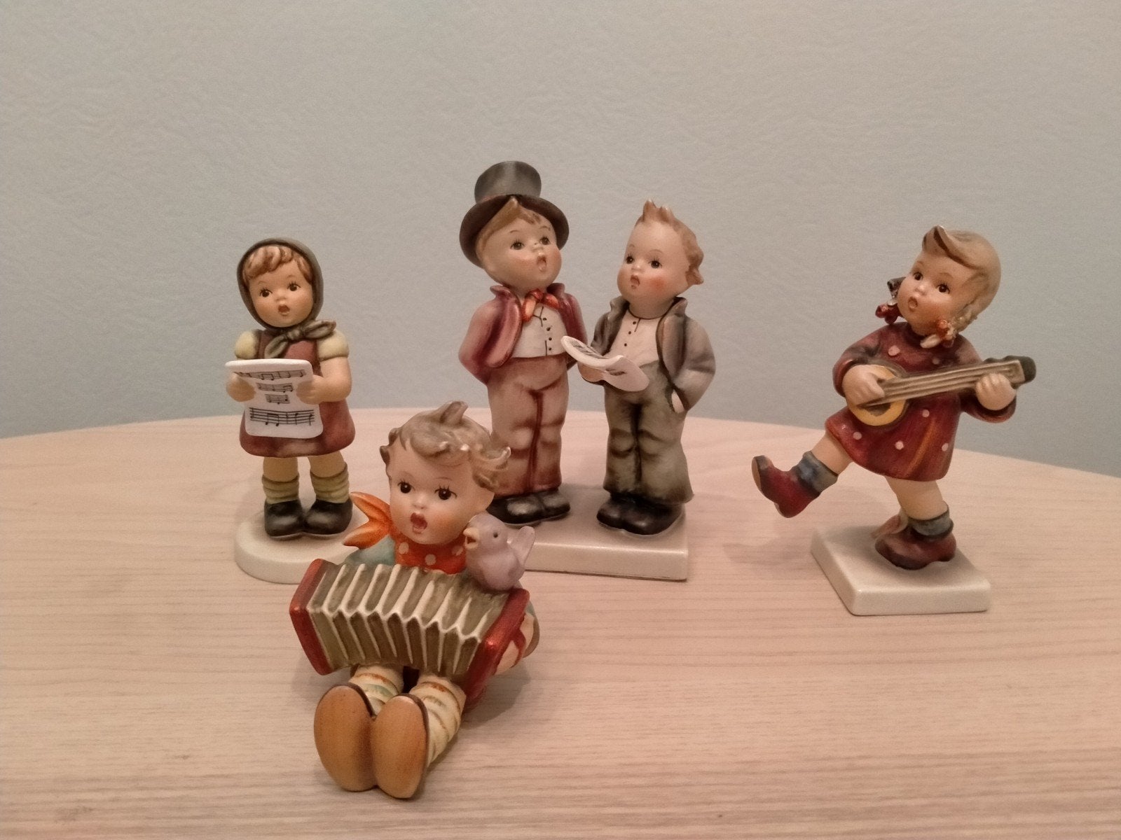 Hummel Beeldjes Muzikanten Koor - Vintage Collectie, Ophalen, Zo goed als nieuw