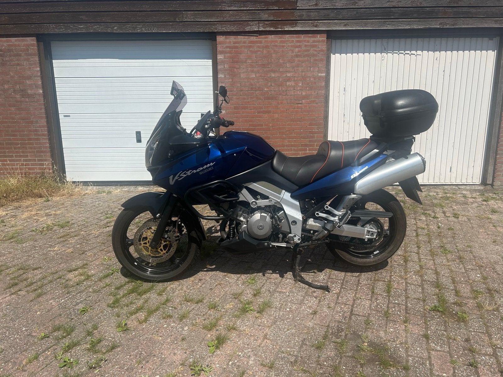 Suzuki V-Strom 1000 bj 2002 met vele extra's, Motoren, Motoren | Suzuki, 2 cilinders, Motorrijbewijs A, Gebruikt, Particulier