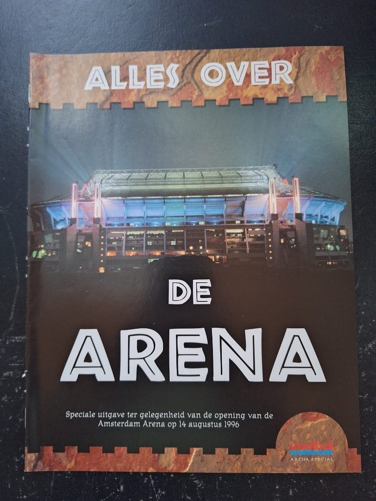 Bijlage - Alles over de Amsterdam ArenA, Verzamelen, Ophalen of Verzenden, Gebruikt, Ajax, Boek of Tijdschrift