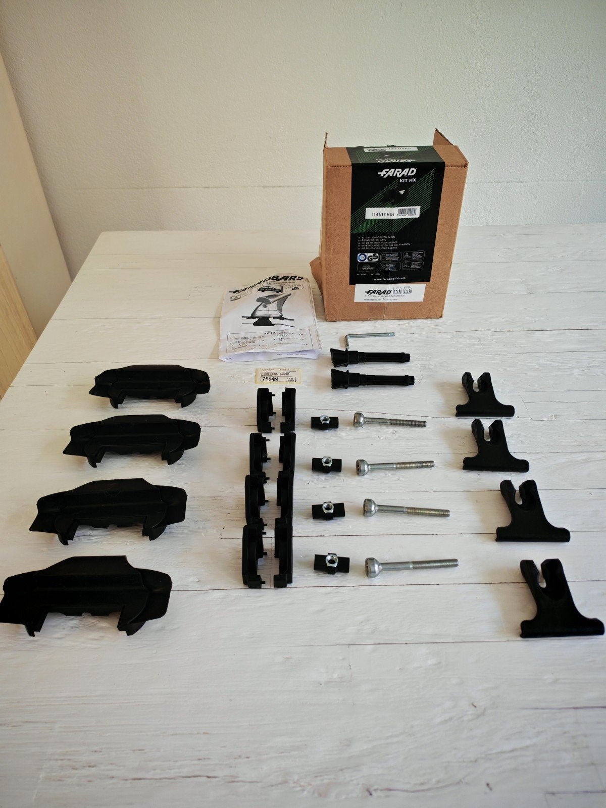 Farad Kit LX2 voor gesloten dakrailing (eenmaal gebruikt), Auto diversen, Dakdragers, Ophalen of Verzenden, Zo goed als nieuw