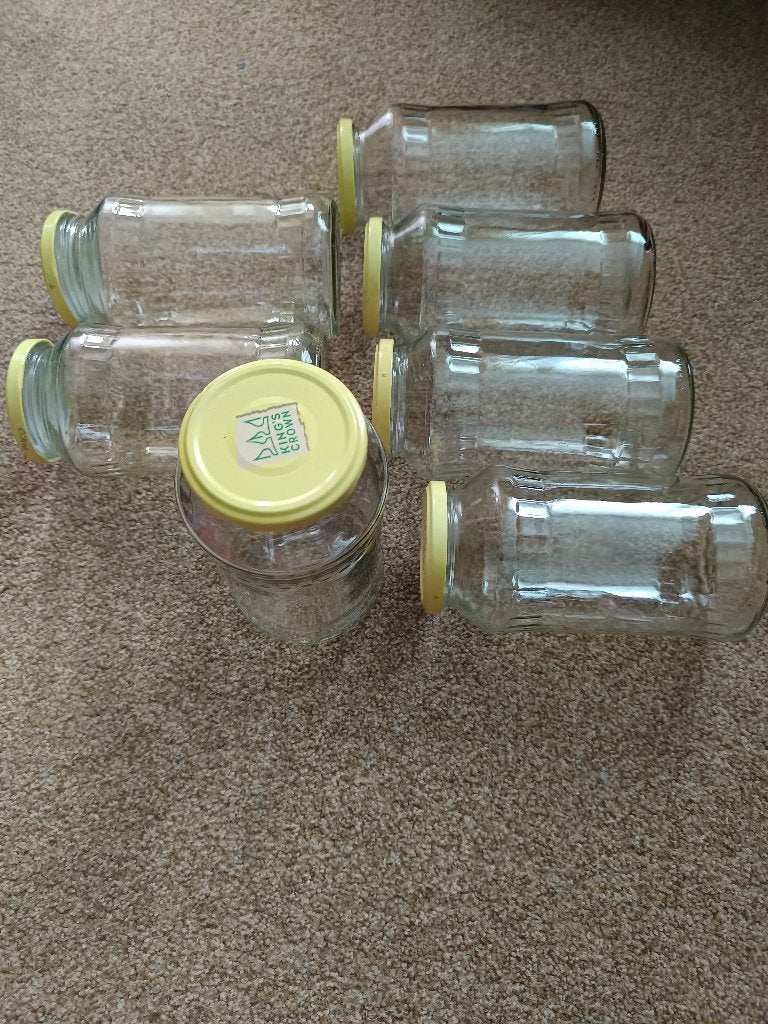 Glazen potten voor inmaken, Huis en Inrichting, Keuken | Potten en Pannen, Ophalen, Pot, Bus of Blik, Met deksel, Glas