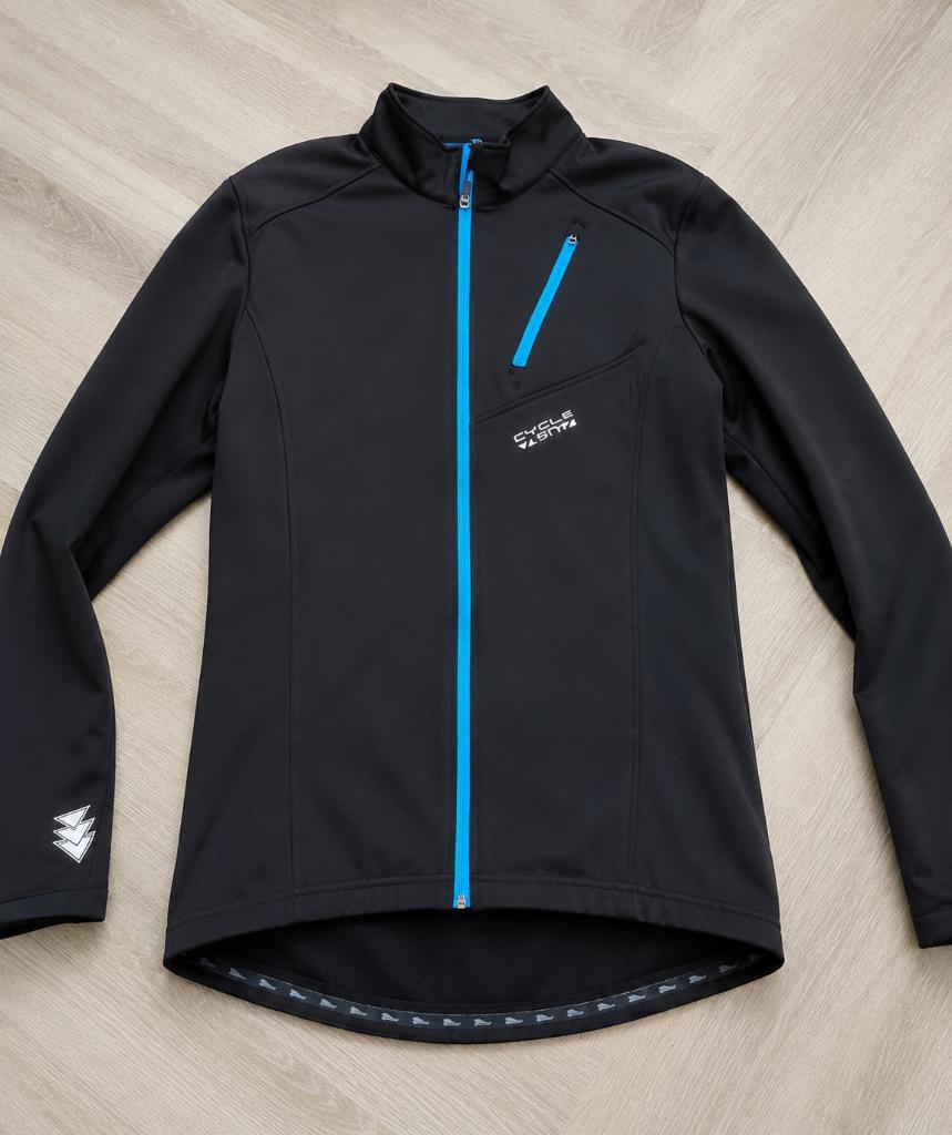 Crivit softshell jack / sportjack / fietsjack maat L, Kleding | Heren, Sportkleding, Maat 52/54 (L), Zwart, Ophalen of Verzenden