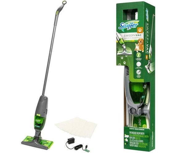 Swiffer Sweep + Vac (Draadloze stofzuiger/veeg combo), Witgoed en Apparatuur, Combi-reiniger, Overige merken, Gebruikt, Verzenden