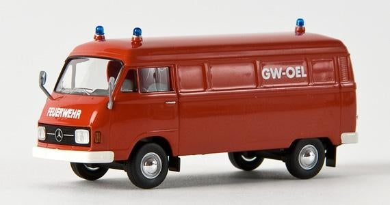 Brekina 13307  1 Kasten: Mercedes B L 206 D: Brandweer GW Öl, Ophalen of Verzenden, Nieuw, Bus of Vrachtwagen, Brekina