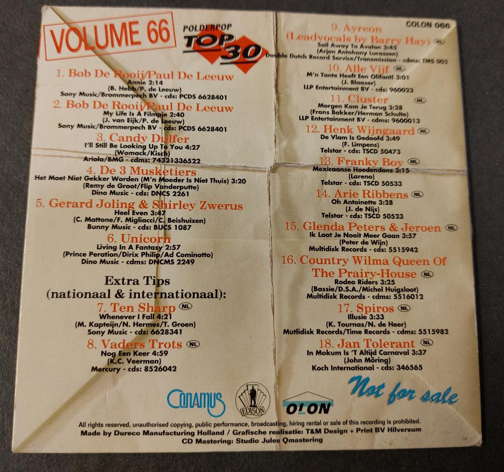PROMO CD Ayreon Barry Hay Golden Earring Paul de Leeuw, Verzenden, Gebruikt