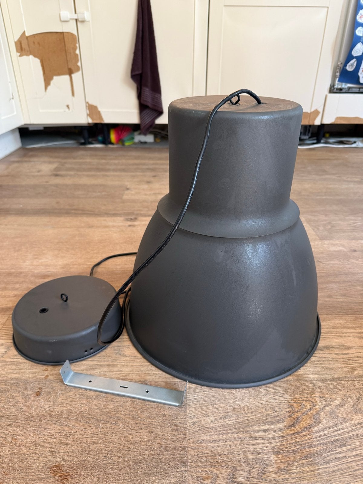 Ikea Hektar lamp, Ophalen, Gebruikt, Metaal, Minder dan 50 cm