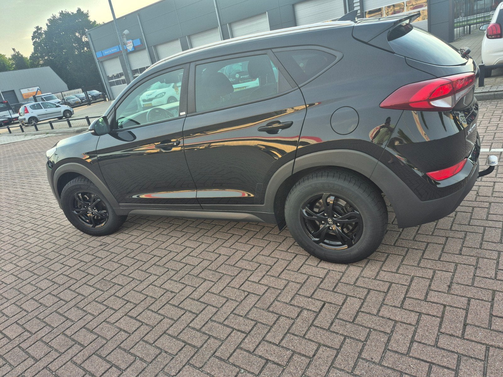 Hyundai Tucson 1.6 GDi 132pk 2018 Zwart, Auto's, Voorwielaandrijving, 1591 cc, 4 cilinders, 75 €/maand