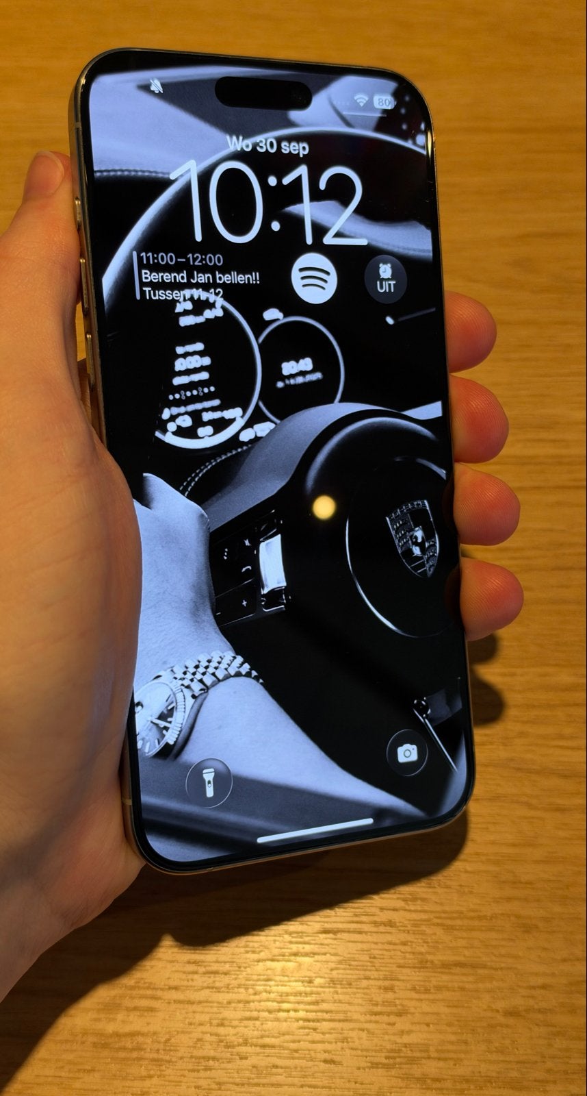 Foto 7 van iPhone 15 Pro Max 256GB Natural Titanium - Zo goed als nieuw
