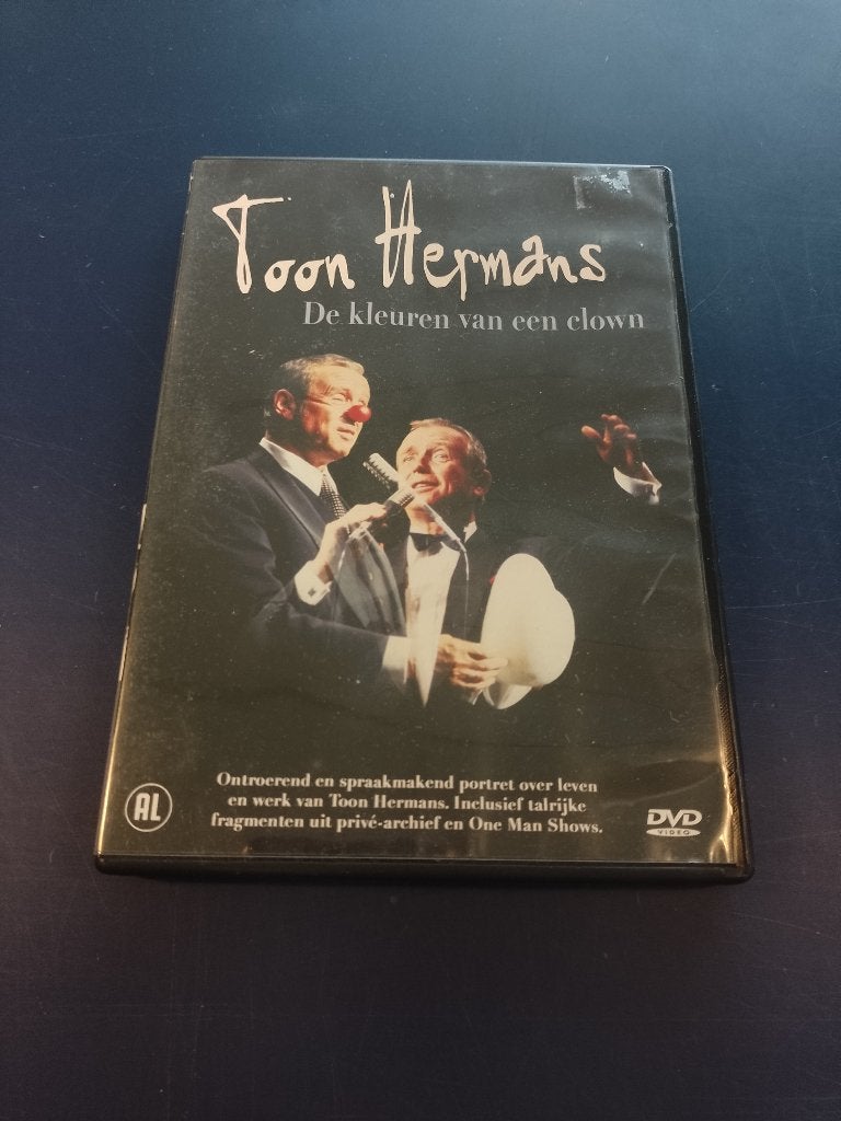 Toon Hermans - De kleuren van een clown, Stand-up of Theatershow, Gebruikt, Alle leeftijden, Toon Hermans