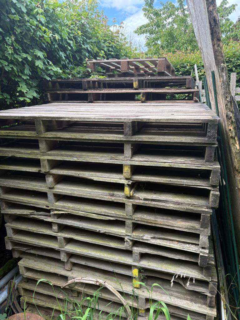 Pallets (geen euro), Minder dan 3 m³, Ophalen