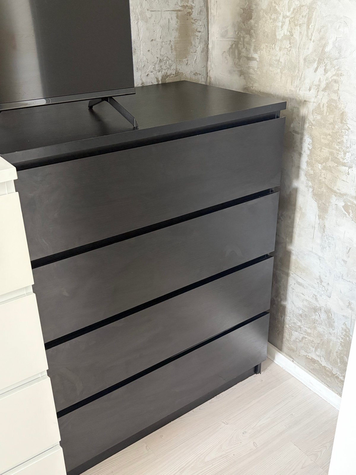 IKEA Malm ladekast - 4 laden, Ophalen, 100 tot 150 cm, 50 tot 100 cm, Zo goed als nieuw