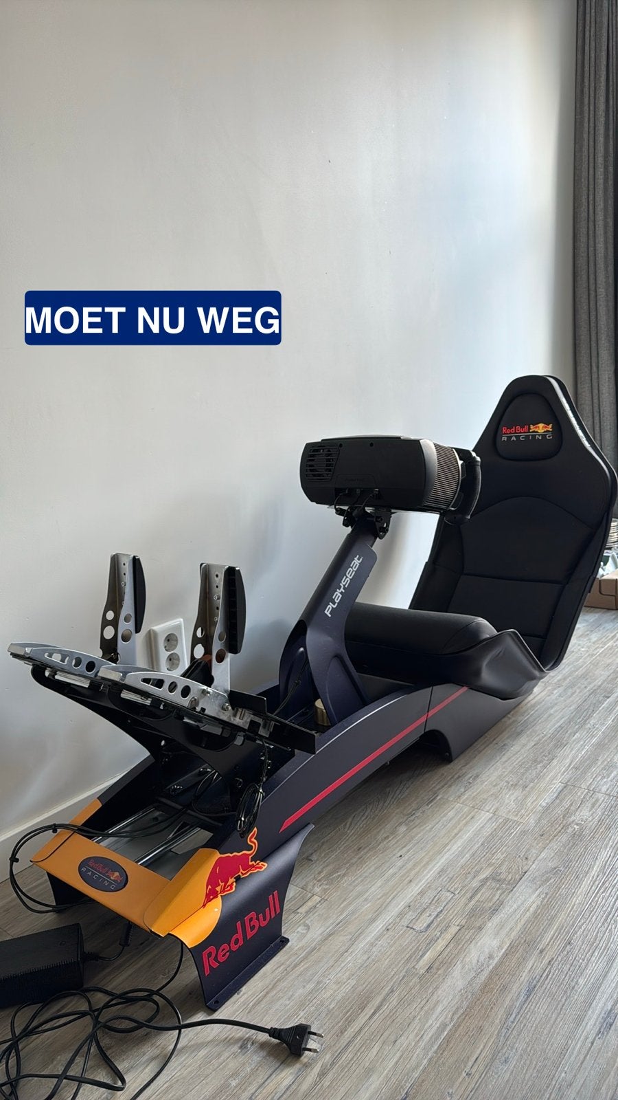 Red Bull Playseat met Fanatec Clubsport V2.5 Racing Set, Ophalen, Overige merken, Zo goed als nieuw