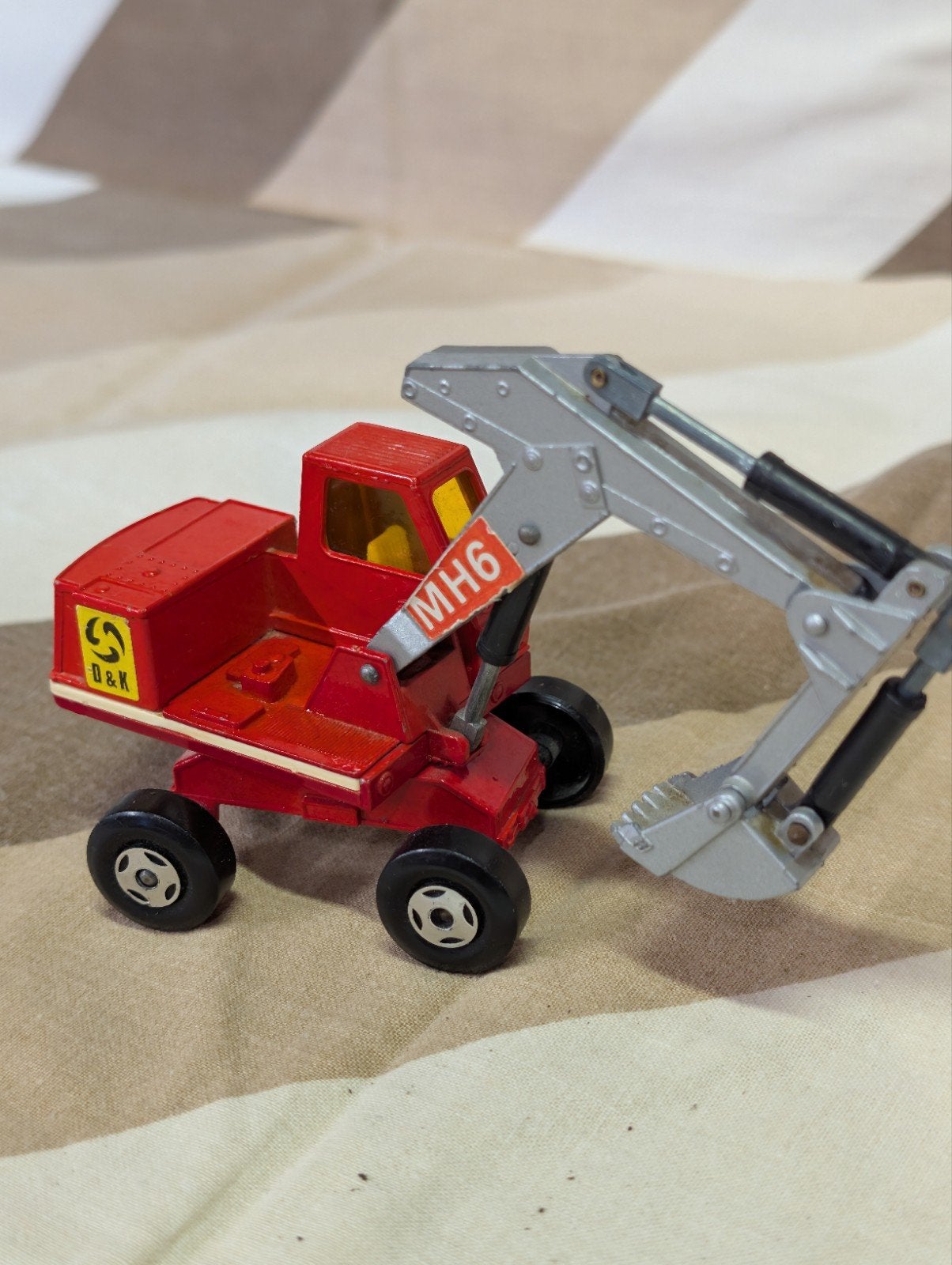 Matchbox King Size K-3 Hydraulic Excavator 1970, Ophalen of Verzenden, Gebruikt