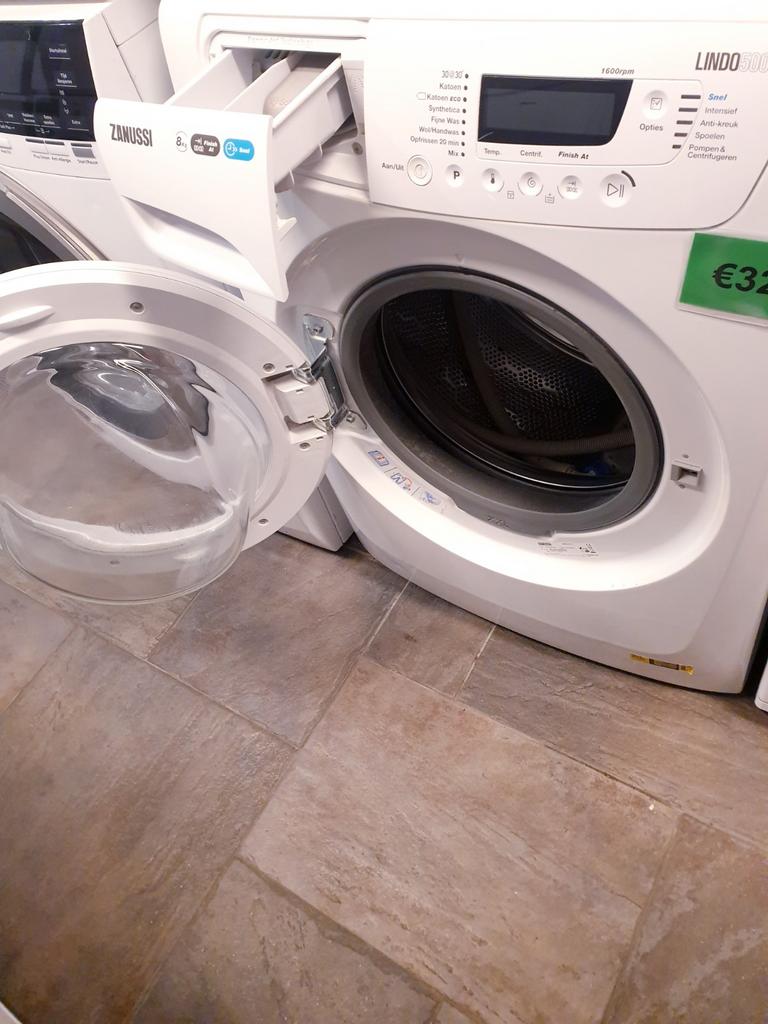 Wasmachine Zanussi 8KG️️️️️️️✅ ️️lindo500 A++ INC GARANTIE, Witgoed en Apparatuur, Ophalen, 1200 tot 1600 toeren, Minder dan 85 cm