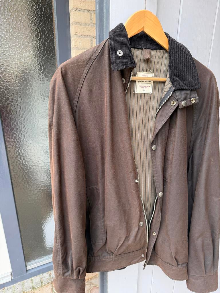 Driza-Bone waxjas XL - Origineel Australische outdoor kledin, Ophalen of Verzenden, Zo goed als nieuw, Maat 56/58 (XL), Bruin