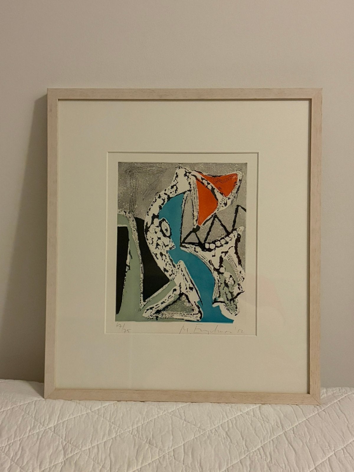 Martin engelman, zonder titel, grafiek, Antiek en Kunst, Kunst | Litho's en Zeefdrukken, Ophalen