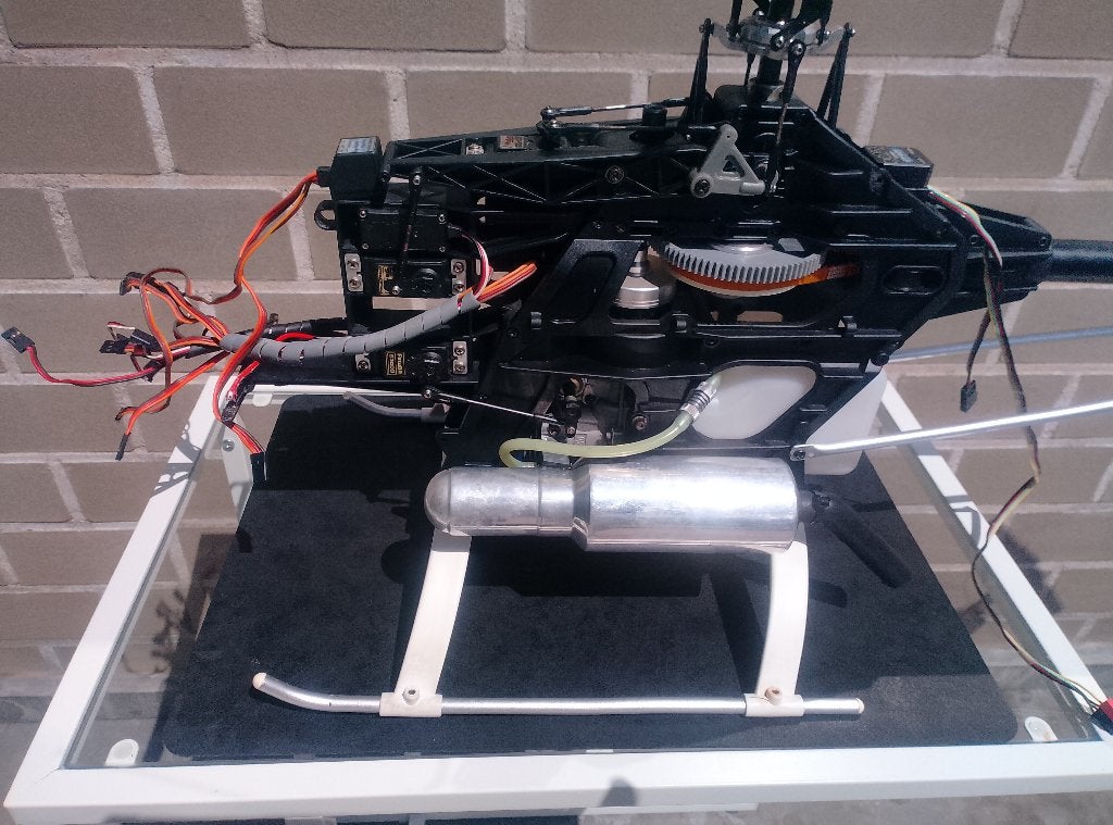 Thunder Tiger Raptor 50, Ophalen, Gebruikt, Nitro, Helikopter