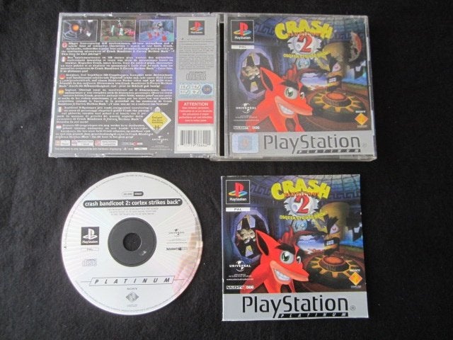 Crash Bandicoot 2 of 3 PS1 Playstation 1, Spelcomputers en Games, Games | Sony PlayStation 1, Gebruikt, 1 speler, Ophalen of Verzenden