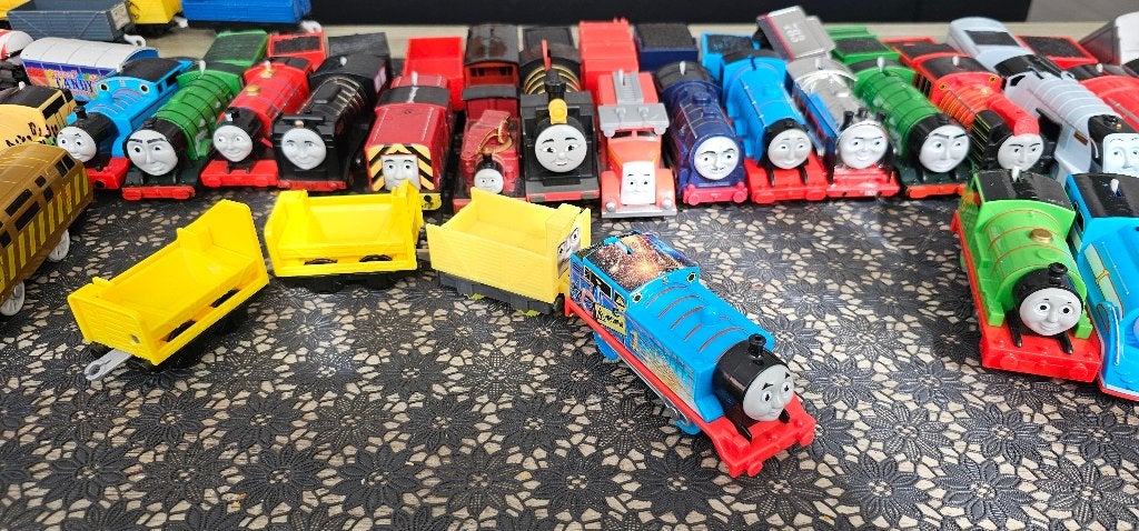 Thomas de trein Trackmaster, Thomas Met 3 Troublesome trucks, Kinderen en Baby's, Speelgoed | Thomas de Trein, Ophalen of Verzenden