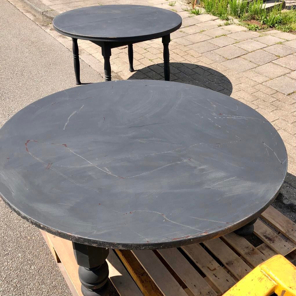 Ronde salontafel / uitschuifbaar, Ophalen