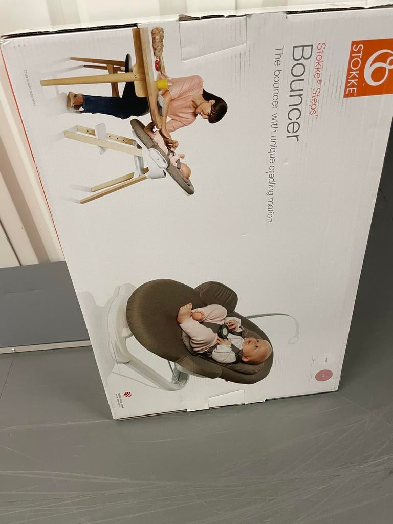 Stokke Steps Bouncer - Roze, Ophalen of Verzenden, Zo goed als nieuw