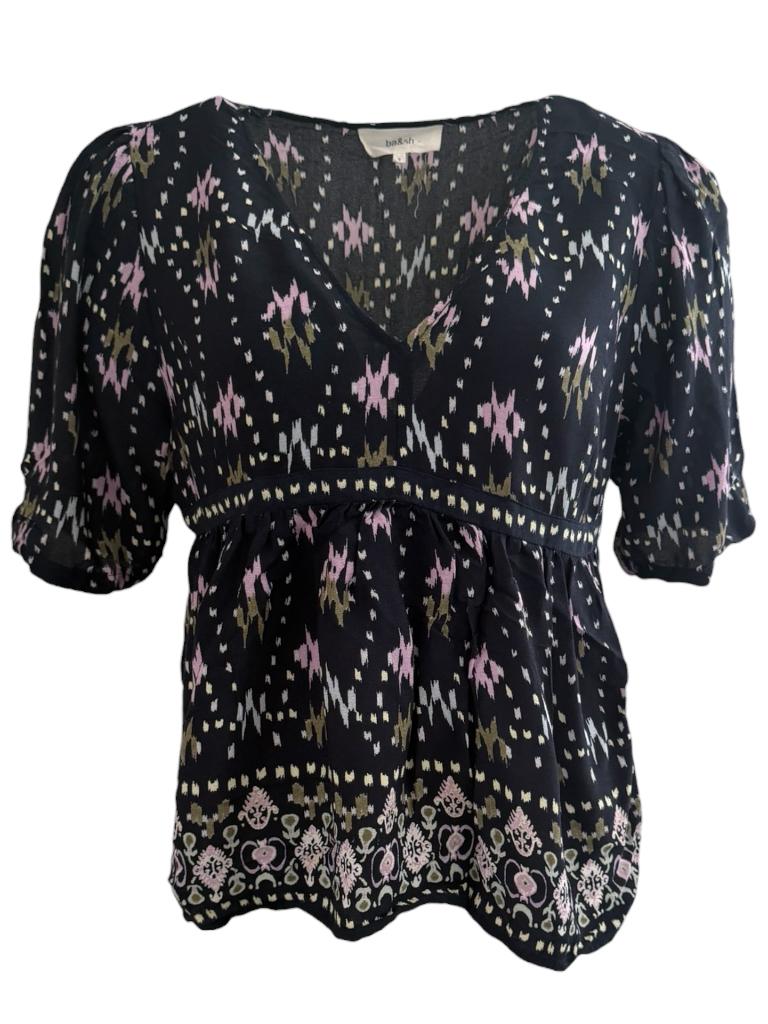 Ba&sh shirt S, Blauw, Ophalen of Verzenden, Zo goed als nieuw, Boven de knie