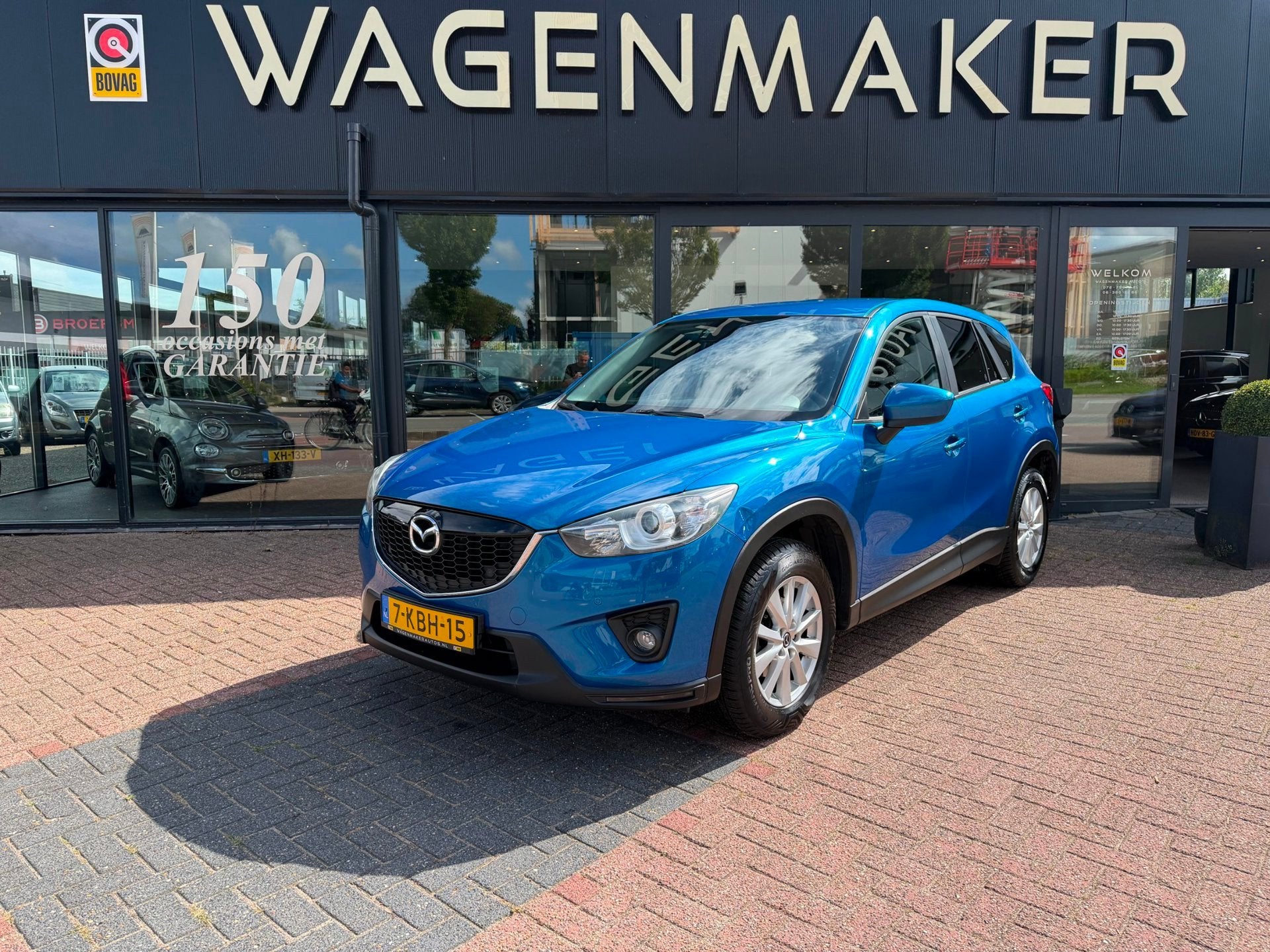 Mazda CX-5 2.0 TS+ 2WD Airco|Cruise|NAVI|Stoelvw|DEALEROH!, Auto's, Mazda, Voorwielaandrijving, 4 cilinders, Blauw, Origineel Nederlands