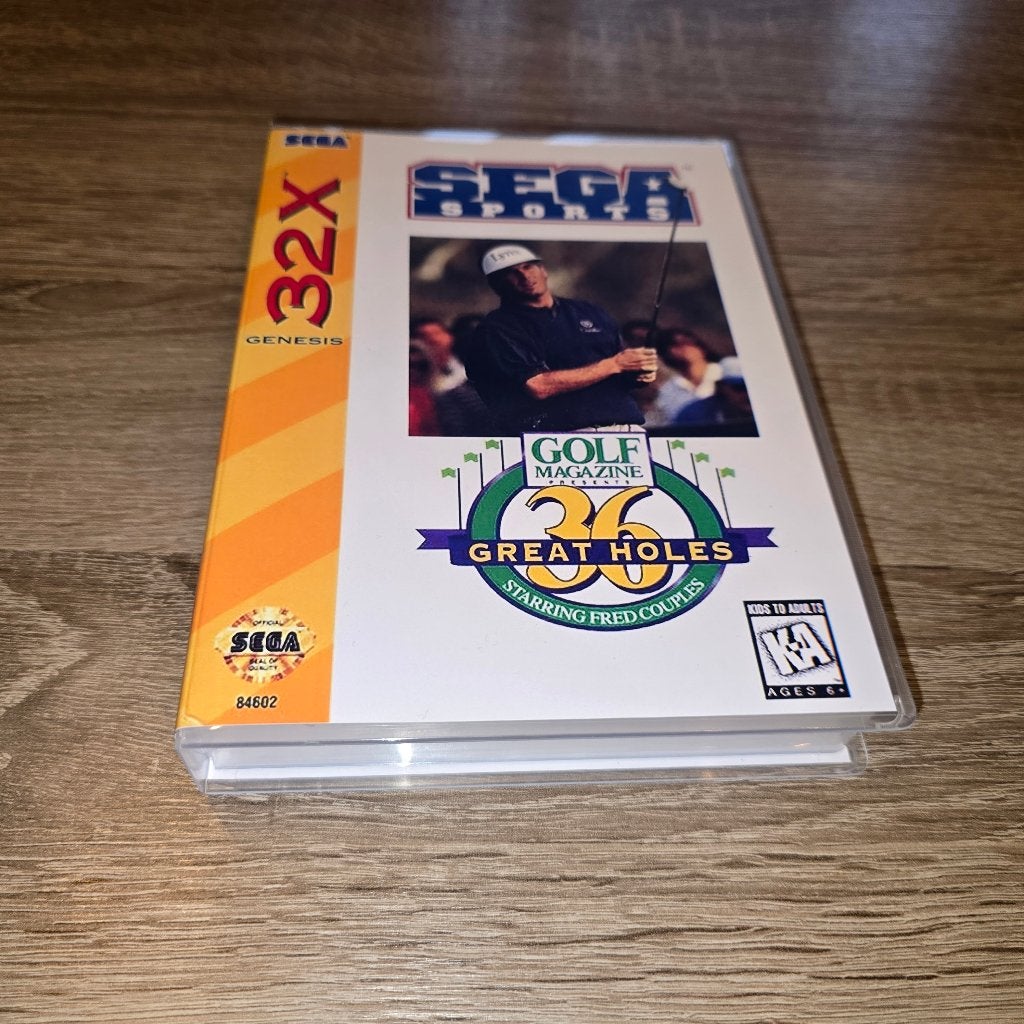 Sega Sports Golf 36 Great Holes Sega 32 Game Case, Spelcomputers en Games, Verzenden, 1 speler, Zo goed als nieuw, Vanaf 3 jaar