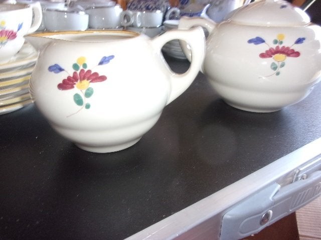 goude regina servies etc, Antiek en Kunst, Antiek | Servies los, Ophalen of Verzenden