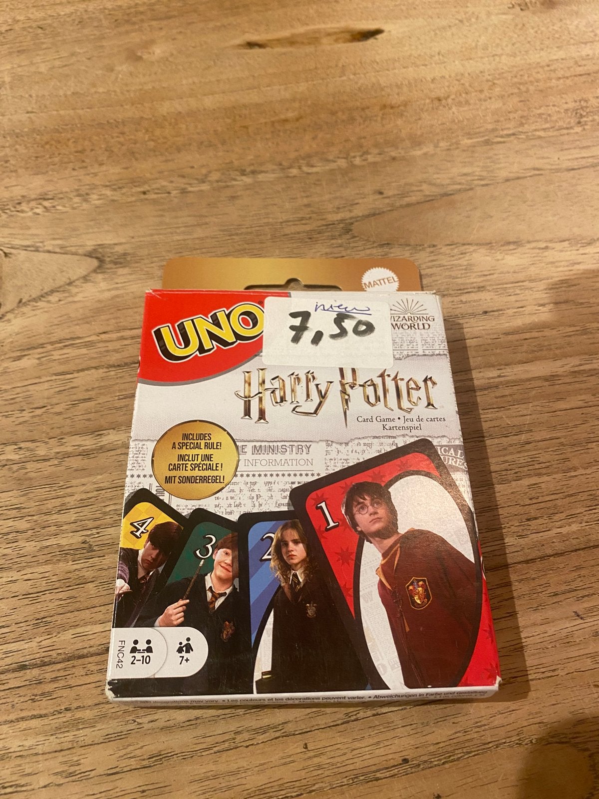 Mattel Uno Harry Potter, NIEUW, Ophalen of Verzenden, Nieuw