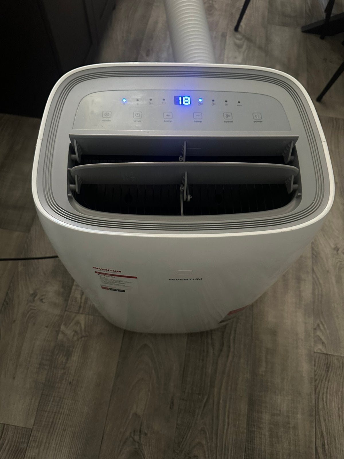 Inventum 3 in 1 airco A125W, Ophalen, 3 snelheden of meer, Zo goed als nieuw, Afstandsbediening