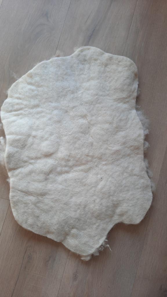 Schapenvacht handgemaakt biologisch, Ophalen of Verzenden, Nieuw, Glas of Kopje
