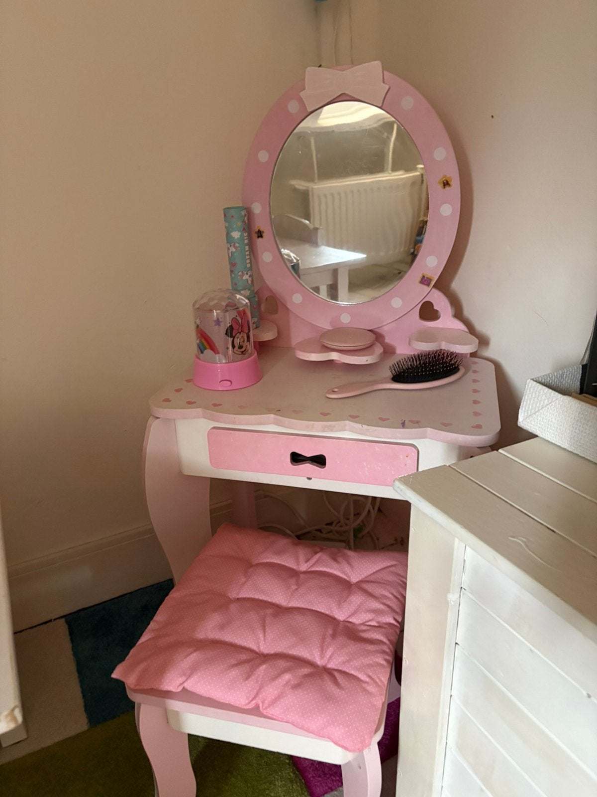 Kinder kaptafel, Ophalen of Verzenden, Zo goed als nieuw, 50 tot 100 cm, Minder dan 100 cm