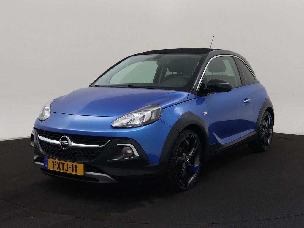 Opel ADAM 1.0 Turbo Rocks Open-dak Ecc/H.Leder/17inch, Auto's, Opel, Voorwielaandrijving, 1041 kg, Origineel Nederlands, Handgeschakeld