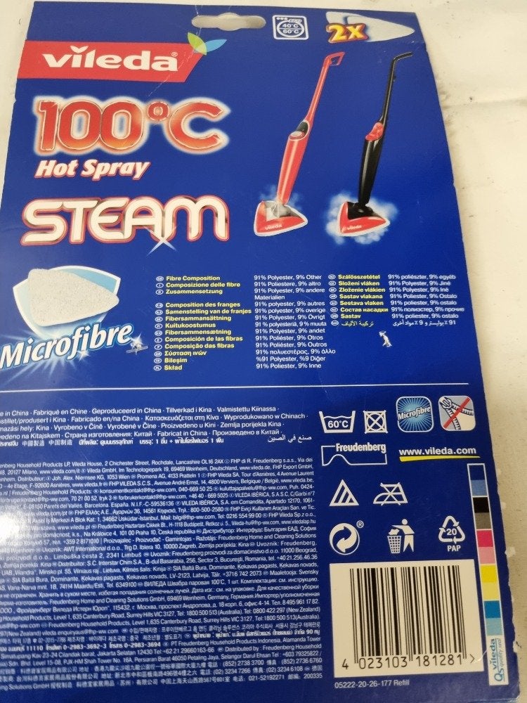 vileda microfibre 2x nieuw, Ophalen of Verzenden, 'T Olde Gre-j, Info@toldegrej.nl, Endepoelstraat 20f Didam