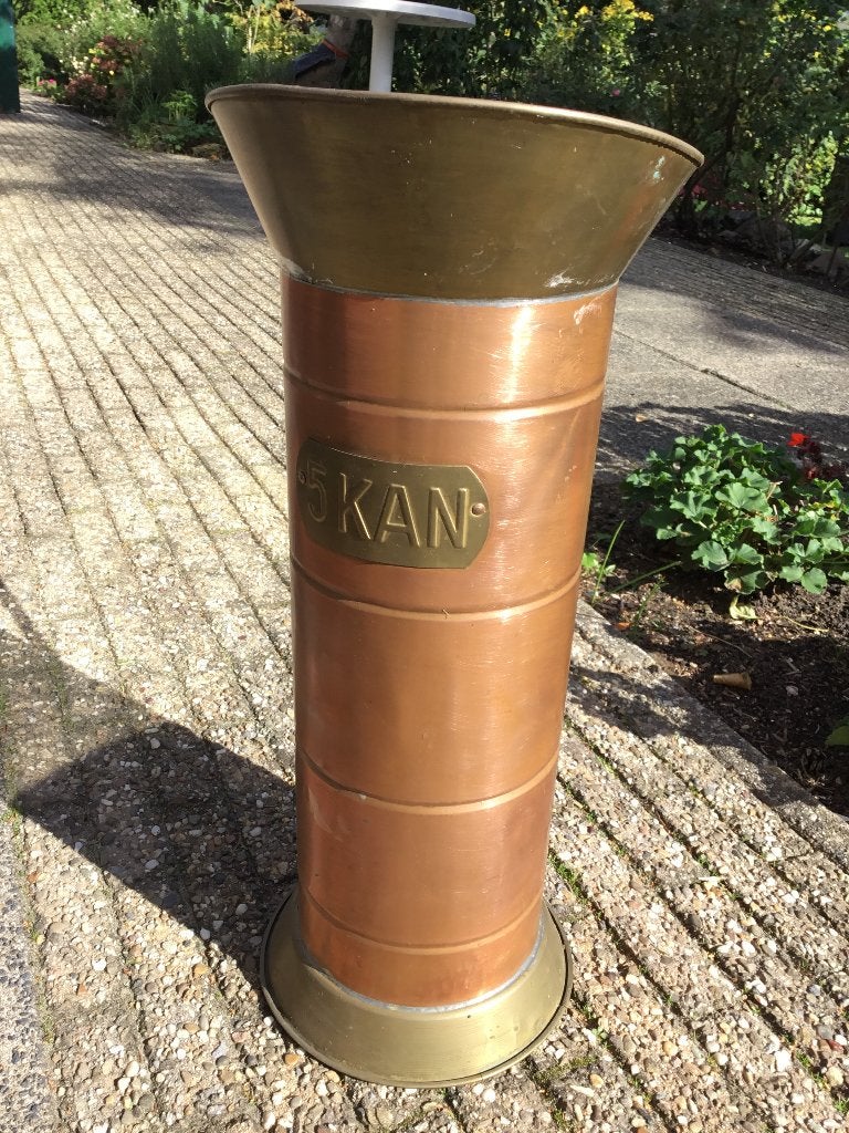 Koperen potten en sier kolenkit van koper, Ophalen, Koper