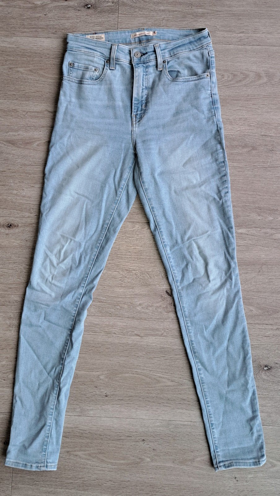 Levis 721 High rise skinny maat 28 lengte30, Blauw, Ophalen of Verzenden, Zo goed als nieuw, W28 - W29 (confectie 36)