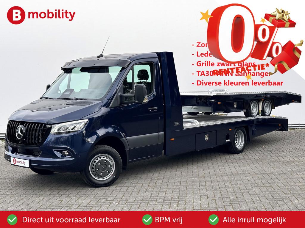 Mercedes-Benz Sprinter 519 CDI Tijhof AluLiner + Aanhanger V, Auto's, Blauw, Automatische klimaatregeling, Bedrijf, Diesel