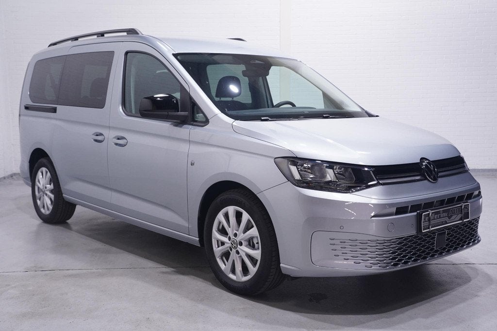 Volkswagen Caddy Maxi 1.5 TSI Hybride Life 7-Zits Apple Carp, Auto's, Volkswagen, Stof, Euro 6, 4 cilinders, 7 stoelen