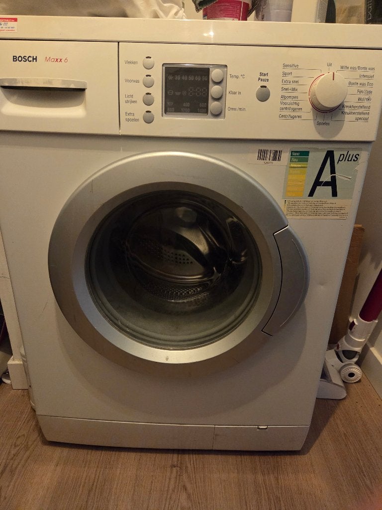 Wasmachine Bosch Maxx 6, Witgoed en Apparatuur, Ophalen, 1200 tot 1600 toeren, Gebruikt, 4 tot 6 kg