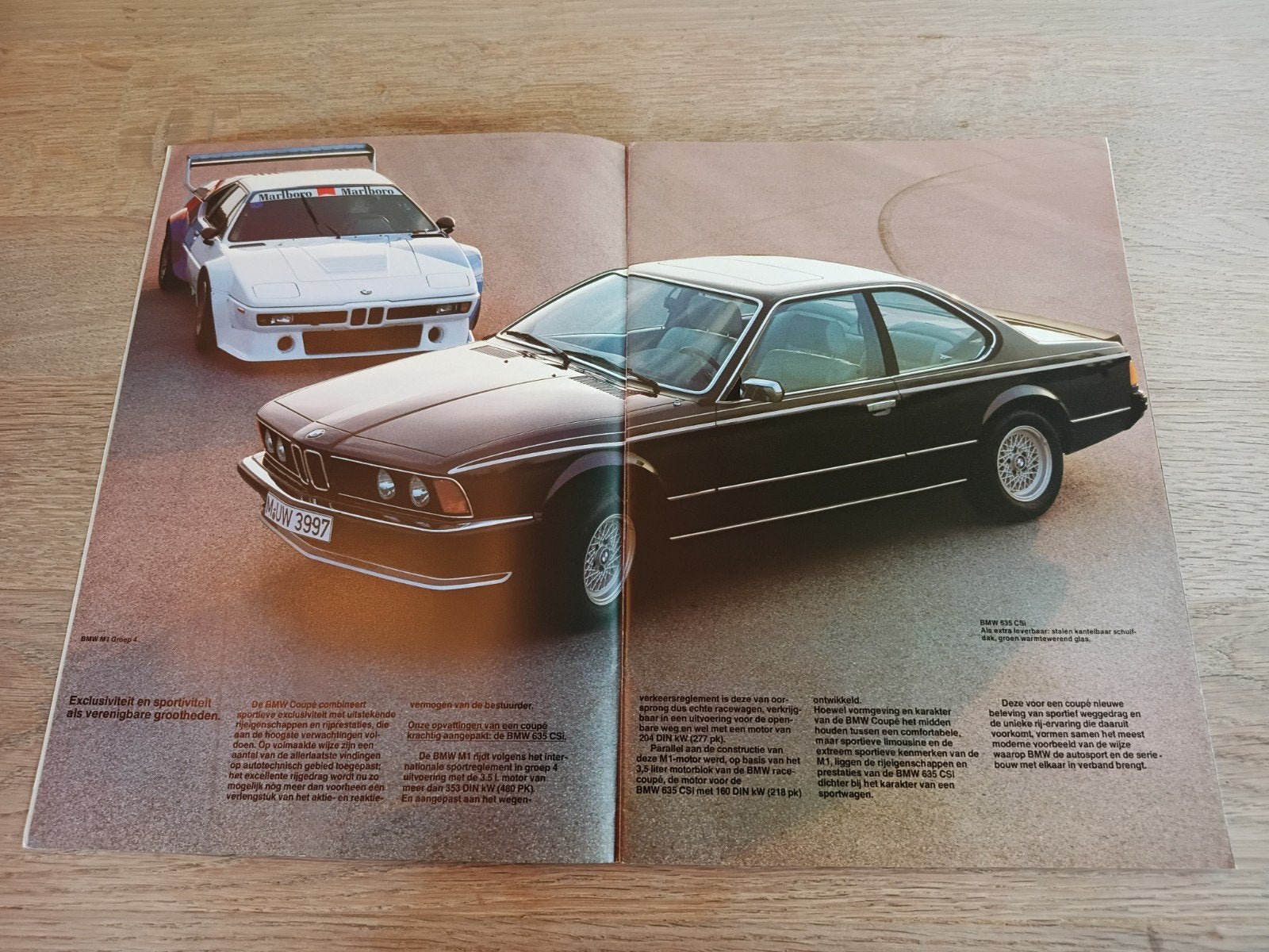 Originele Nederlandstalige brochure BMW 628 633 635 1980, Ophalen of Verzenden, Zo goed als nieuw, BMW