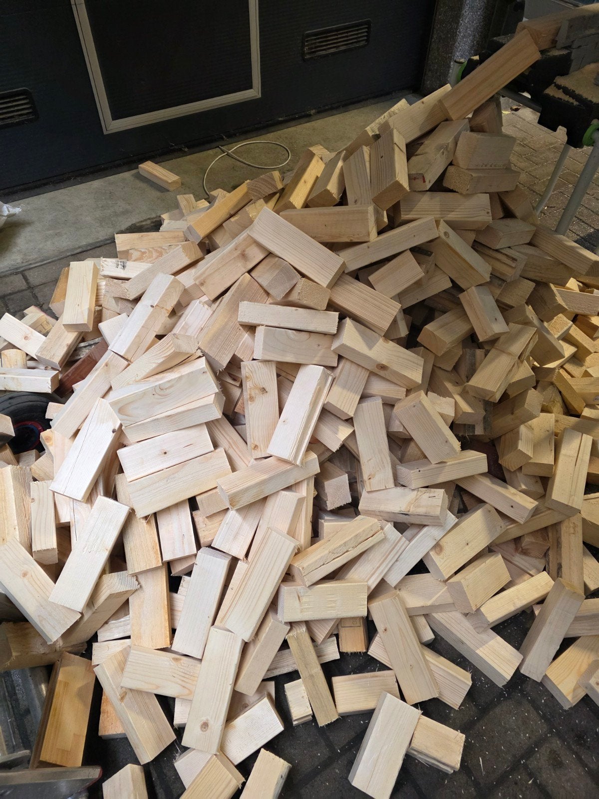 Open haard, alles brander hout., Minder dan 3 m³, Ophalen of Verzenden, Overige houtsoorten, Blokken